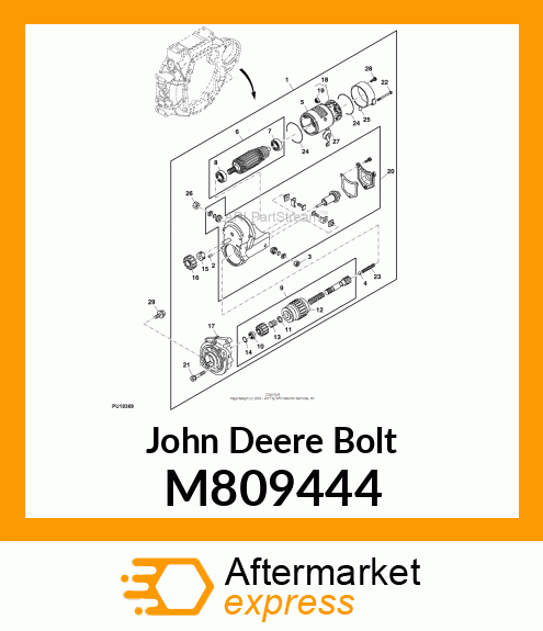 BOLT, 12 X 25 M809444