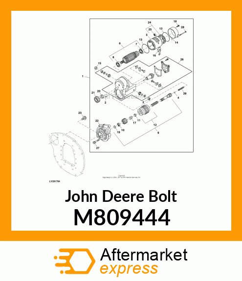 BOLT, 12 X 25 M809444