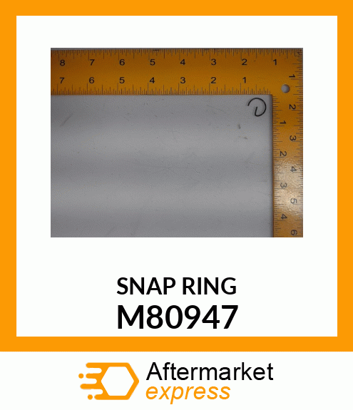 Snap Ring - PISTON PIN RETAINING RING M80947