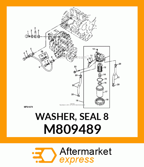 WASHER, SEAL 8 M809489