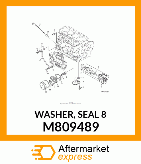 WASHER, SEAL 8 M809489