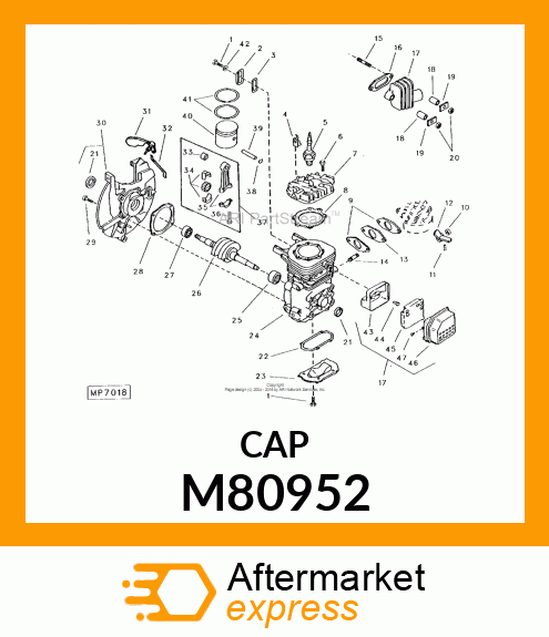 Cylinder Head - CYLINDER HEAD M80952