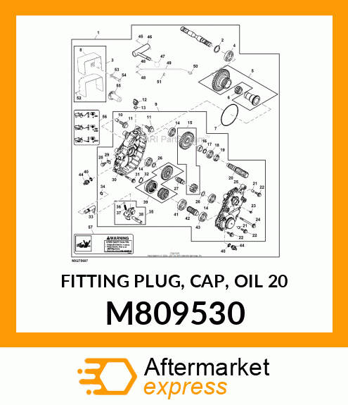 FITTING PLUG, CAP, OIL 20 M809530