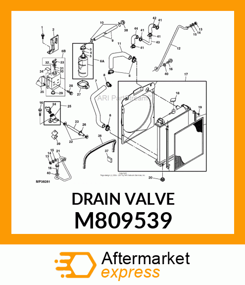 VALVE,DRAIN M809539