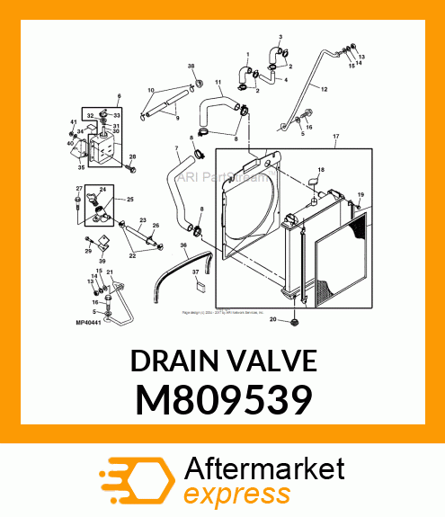 VALVE,DRAIN M809539