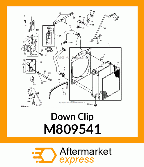 Down Clip M809541