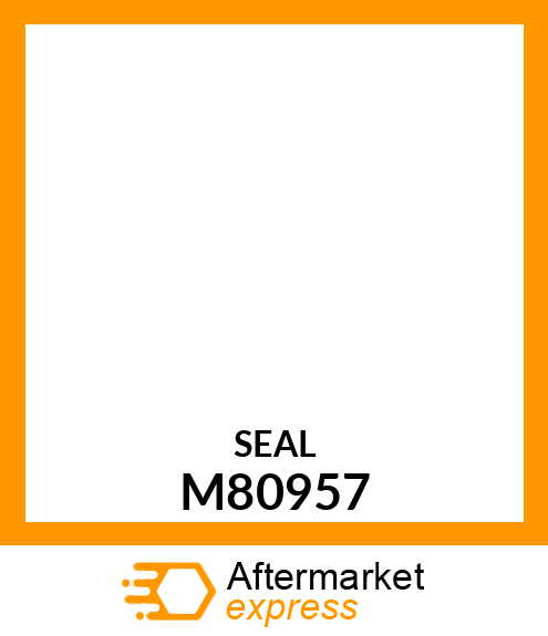 Seal - CRANKSHAFT SEAL (UPPER) (Part is Obsolete) M80957