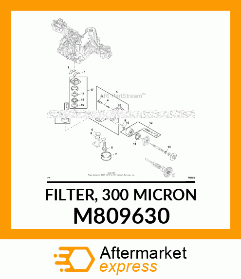 FILTER, 300 MICRON M809630