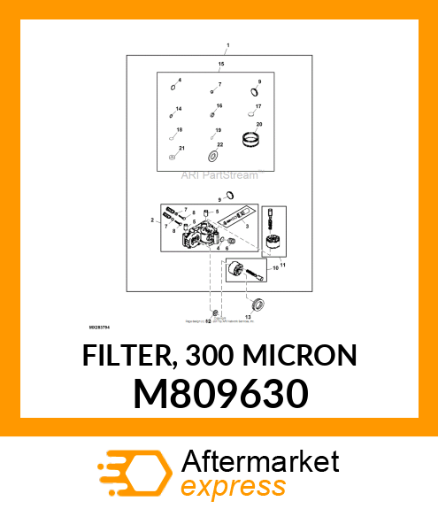 FILTER, 300 MICRON M809630