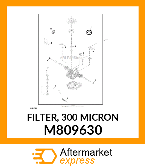 FILTER, 300 MICRON M809630