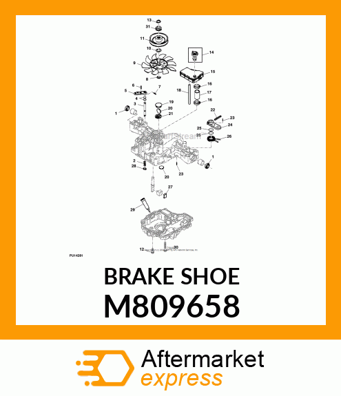 SHOE, BRAKE M809658