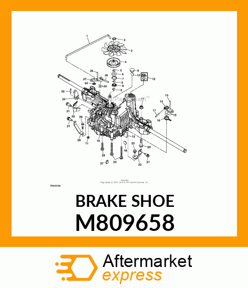 SHOE, BRAKE M809658