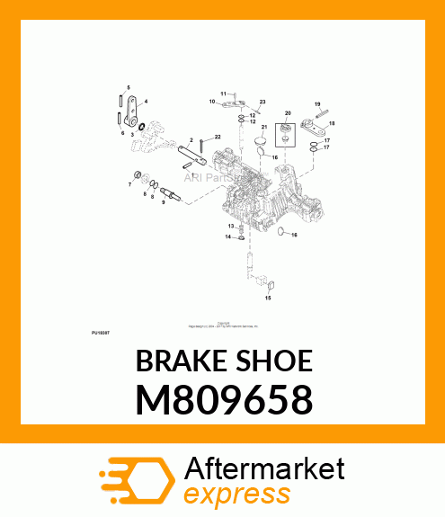 SHOE, BRAKE M809658