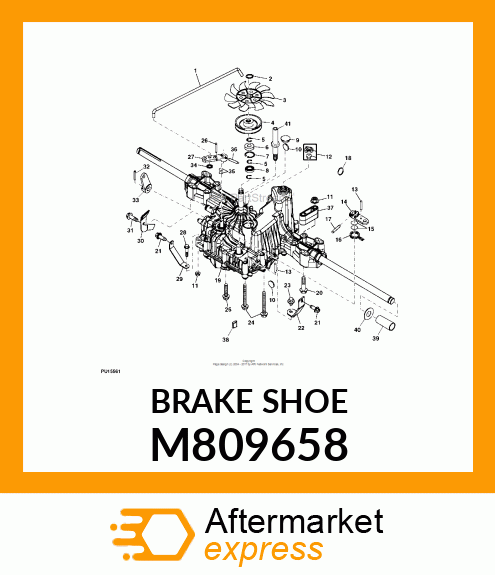 SHOE, BRAKE M809658