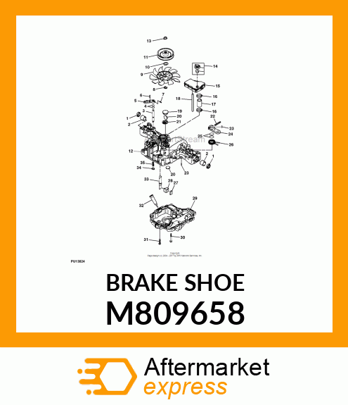 SHOE, BRAKE M809658