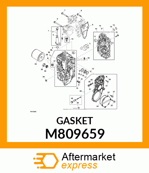 PACKING, CENTER CASE M809659