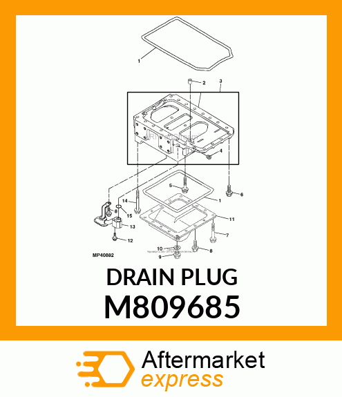 PLUG, DRAIN 12 M809685