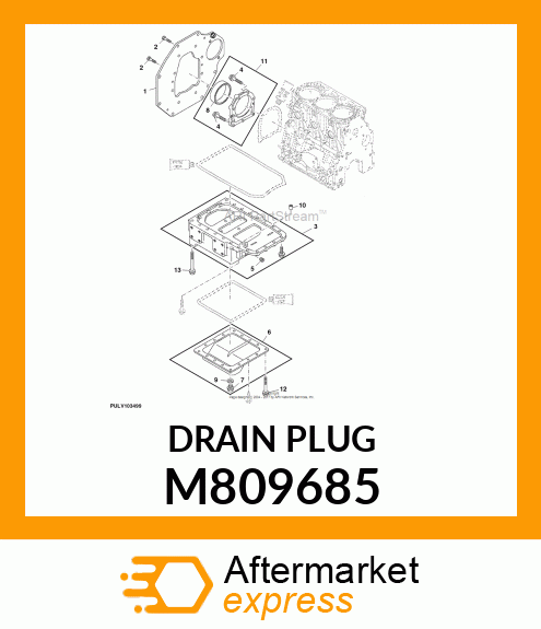 PLUG, DRAIN 12 M809685