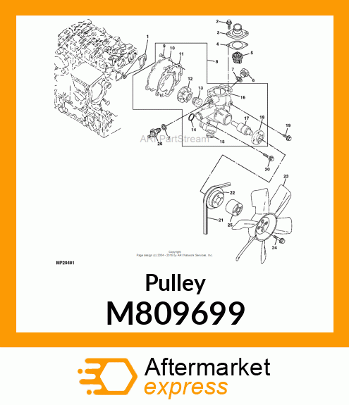 Pulley M809699