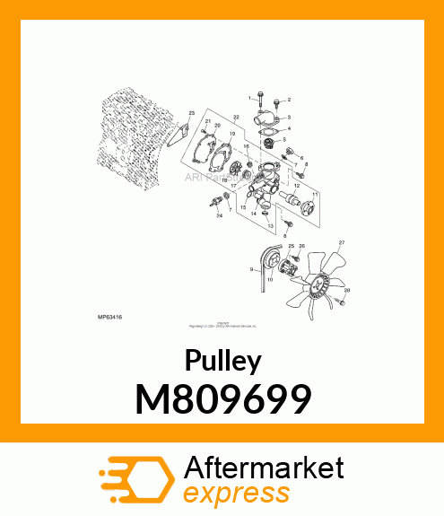 Pulley M809699