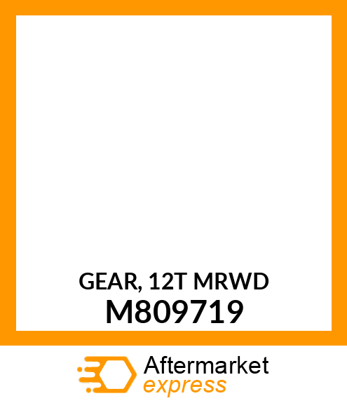 GEAR, 12T MRWD M809719