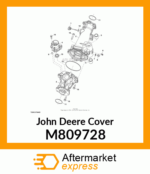 COVER, COVER, AXLE CASE M809728