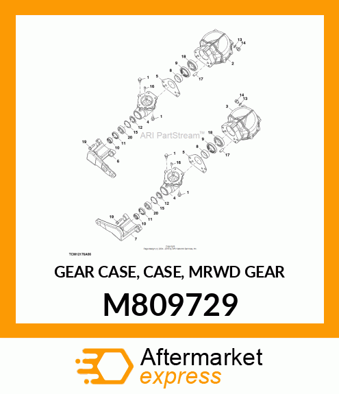 GEAR CASE, CASE, MRWD GEAR M809729