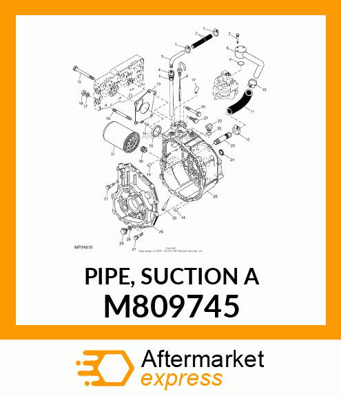 PIPE, SUCTION A M809745