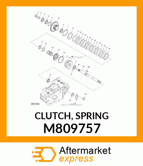 CLUTCH, SPRING M809757