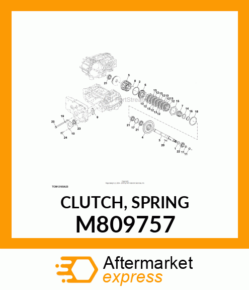 CLUTCH, SPRING M809757