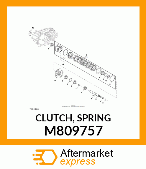 CLUTCH, SPRING M809757