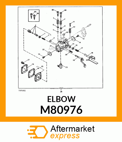 Fitting - FUEL FITTING M80976