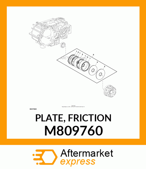 PLATE, FRICTION M809760