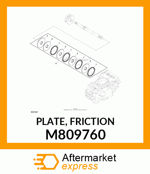 PLATE, FRICTION M809760