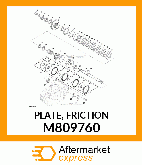 PLATE, FRICTION M809760