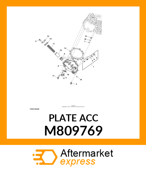 PLATE ACC M809769