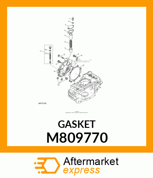 GASKET ACC M809770