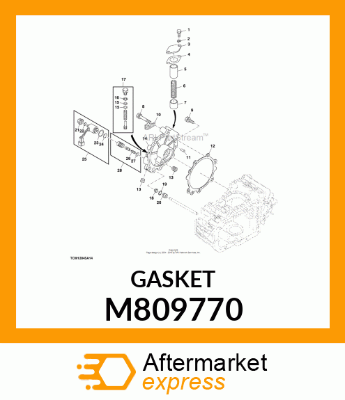 GASKET ACC M809770