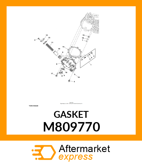 GASKET ACC M809770