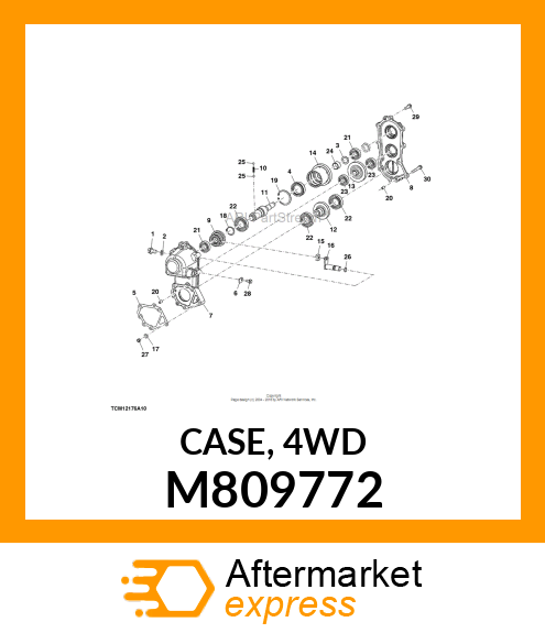 CASE, 4WD M809772