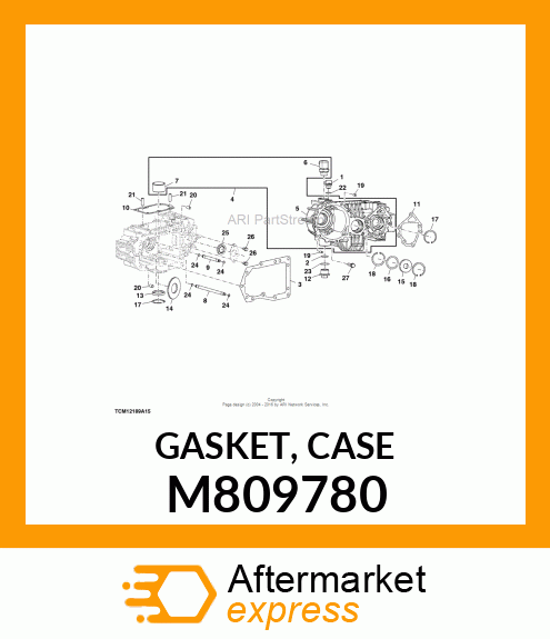 GASKET, CASE M809780