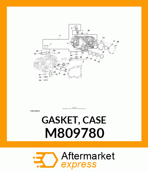 GASKET, CASE M809780