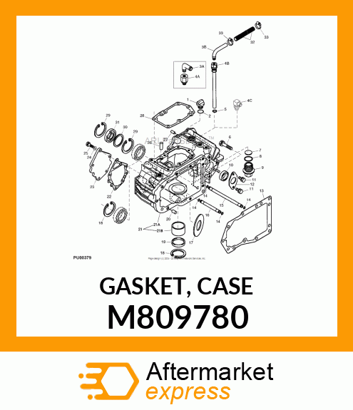 GASKET, CASE M809780