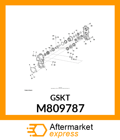 GASKET, MOTOR M809787