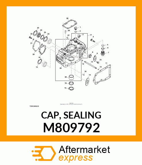 CAP, SEALING M809792