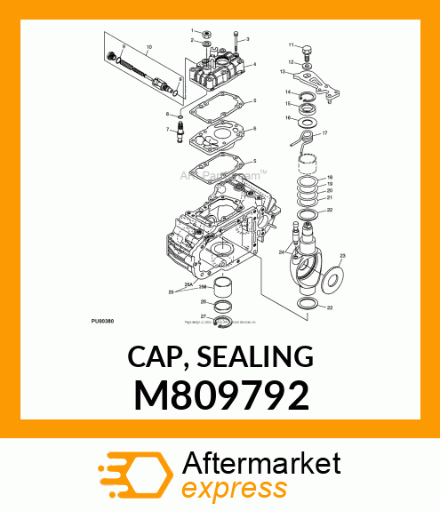 CAP, SEALING M809792