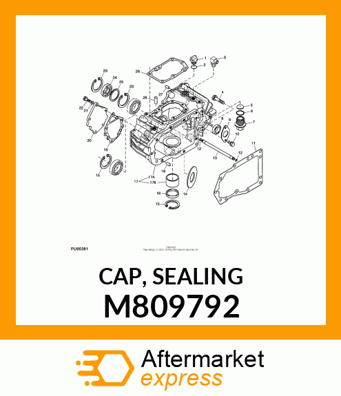 CAP, SEALING M809792