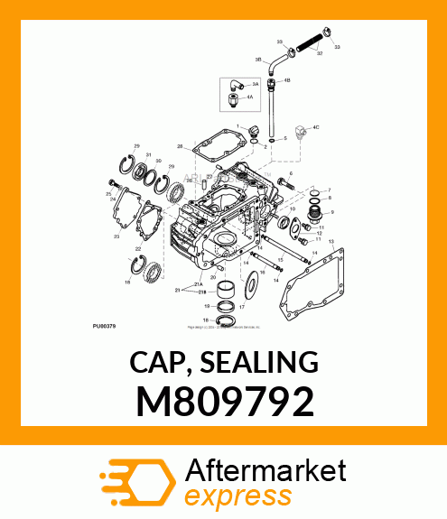 CAP, SEALING M809792