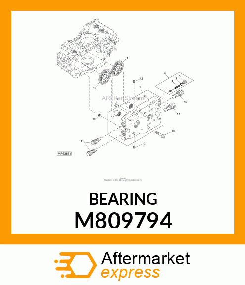 BEARING M809794