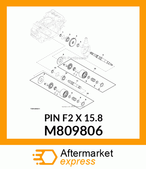 PIN F2 X 15.8 M809806